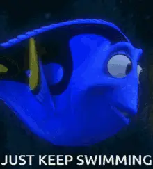 Just Keep Swimming Finding Nemo
