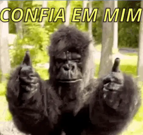 Confia Em Mim: Gorila com Polegares para Cima