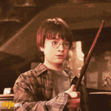 Harry Potter with Wand