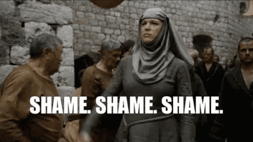 Game of Thrones Shame Walk