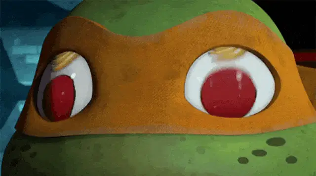 Ninja Turtles Trying to Decide Pizza