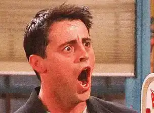 Friends: Joey Tribbiani's Shocked Reaction