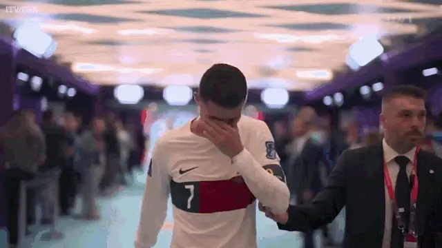 Ronaldo Cries After World Cup Loss