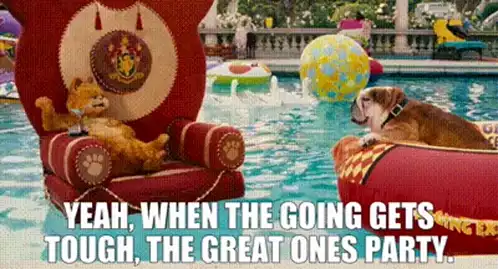 Garfield: When The Going Gets Tough, Party!