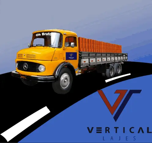 Vertical Lajes: Caminhão Mercedes-Benz Entrega