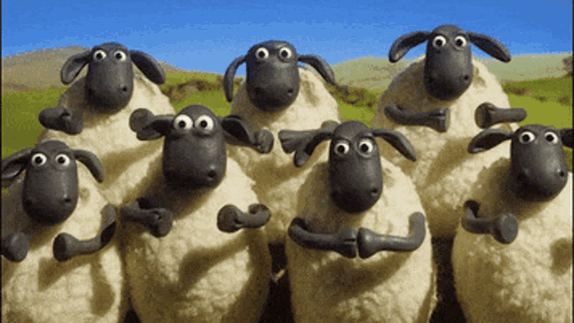 Shaun The Sheep and His Flock