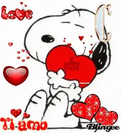 tarjetas de amor de snoopy