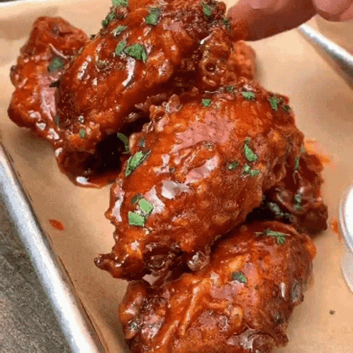 Delicious Glazed Chicken Wings – free GIF download | meme platform | memes GIF