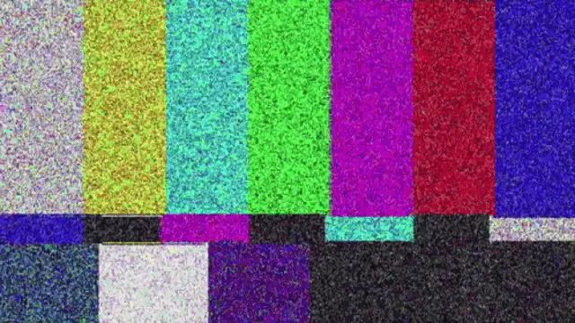 Colorbars Glitching and Static