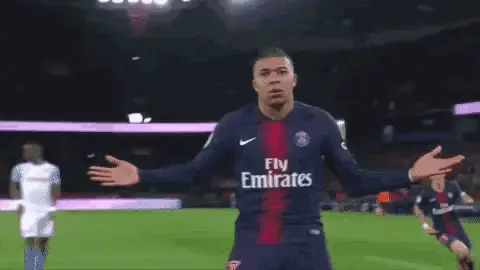 Kylian Mbappe in PSG Jersey, Paris