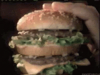 Close-Up of McDonald's Big Mac Burger
