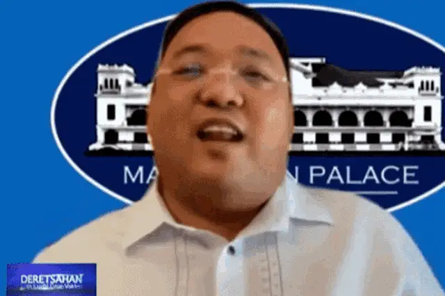 Harry Roque Makes a 'Bleh' Face