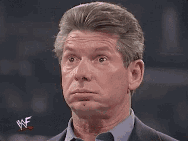 Vince McMahon Gulp Reaction