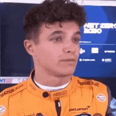 Lando Norris's Iconic F1 Expression