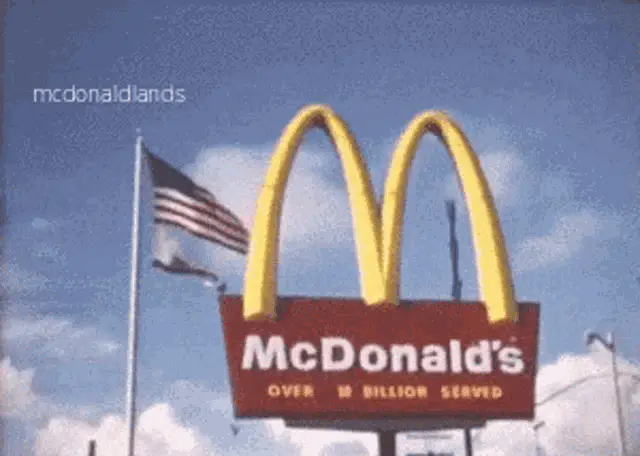 Vintage McDonald's Fast Food Sign