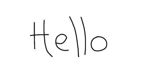 Animated Hello: Long Time No See