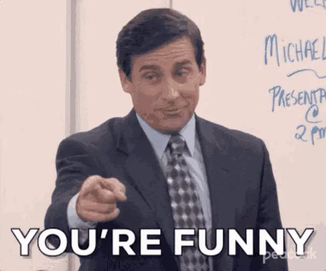 Steve: You're Funny – free GIF download
