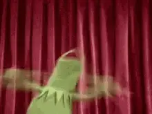 Excited Kermit