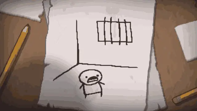 The Binding of Isaac: Isaac's Cell Drawing