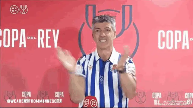 Imanol Alguacil Celebrates Real Sociedad Win