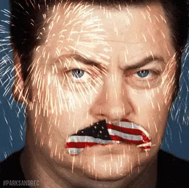 Ron Swanson's Mercia Murica Fireworks