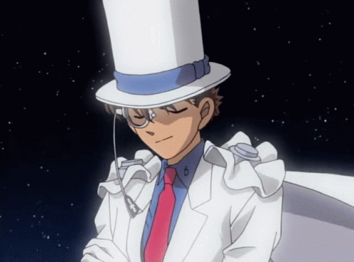 Magic Kaito's Kaito Kid Tips His Hat
