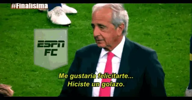 Libertadores Conmebol: Entrenador Felicita Jugador