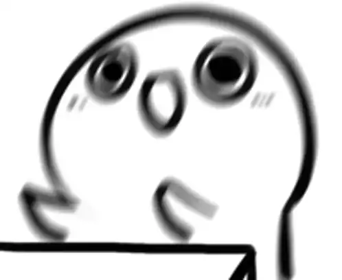 Excited Cartoon Character Slams Table