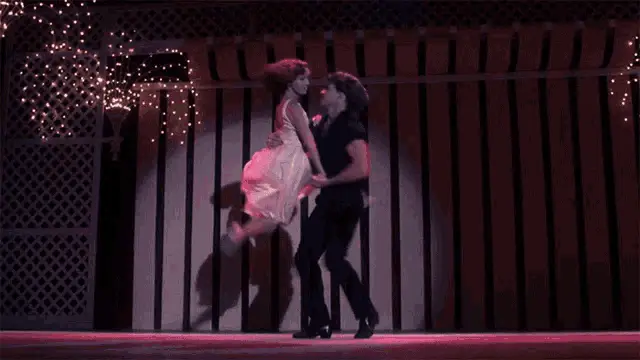 Jennifer Grey & Patrick Swayze Dancing in Dirty Dancing