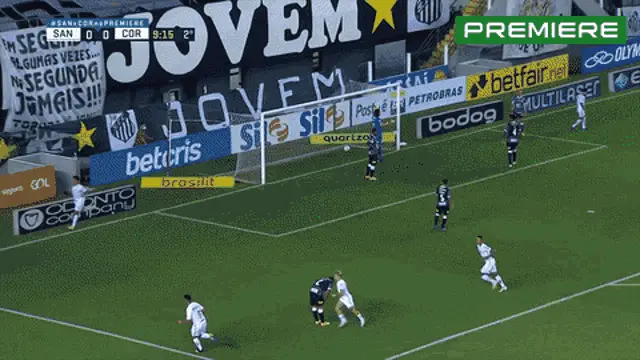 Marcos Leonardo Goal Celebration Santos FC