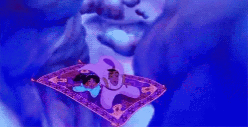 Aladdin and Jasmine Magic Carpet Ride