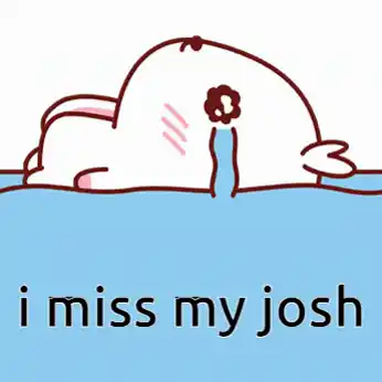 Cartoon Bear: I Miss My Josh