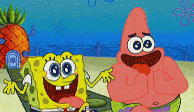 Spongebob and Patrick Get Excited