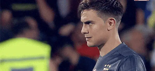 Paulo Dybala's Reaction on the Field