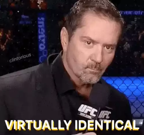 UFC Goldberg Virtually Identical Meme