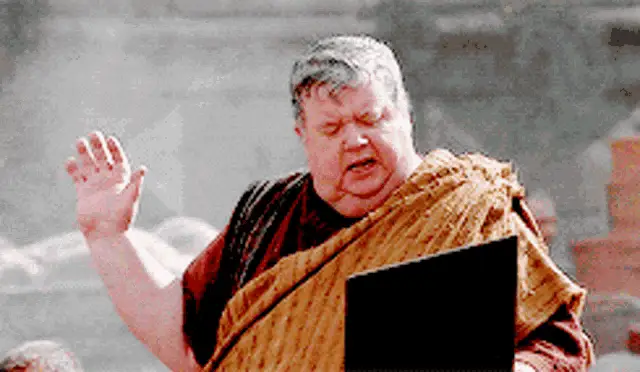 News Reader in Rome: Preaching in a Toga