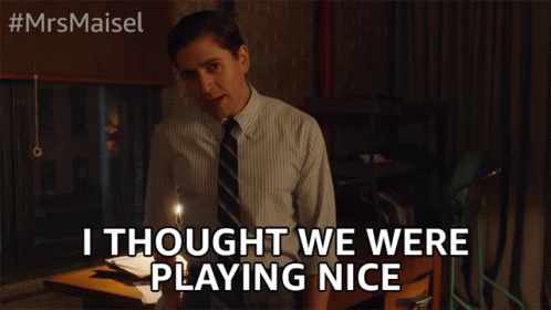 Joel Maisel: I Thought We Were Playing Nice