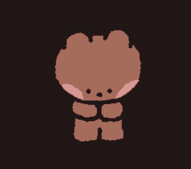 Cute Bear Confetti Celebration