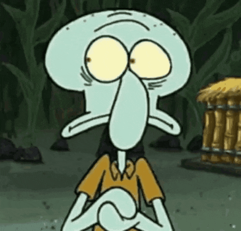 Squidward Tentacles: Awkward Stare