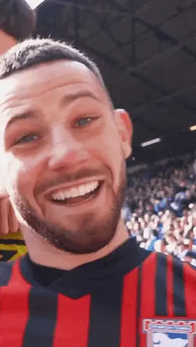 Conor Chaplin's Joyful Smile for Ipswich Town