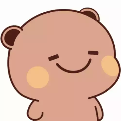 Cute Cartoon Bear Smiles