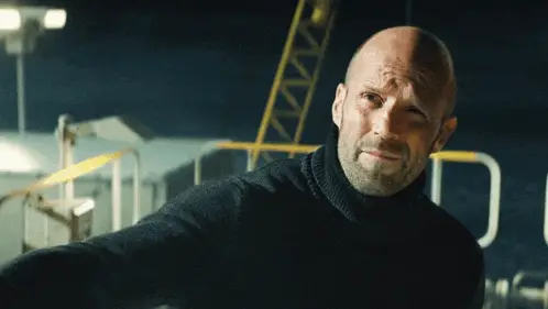 Jason Statham as Jonas Taylor Waving Goodbye
