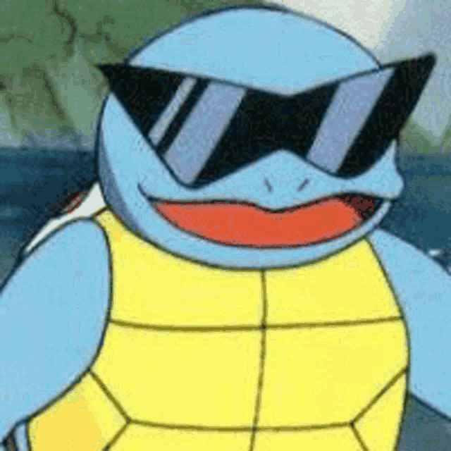 Chualo: Squirtle with Sunglasses
