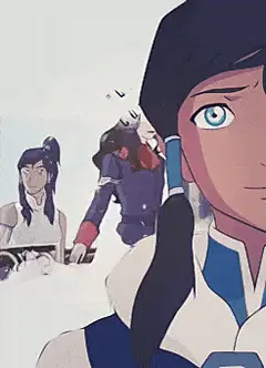 Korra and Asami. Bolin and Mako