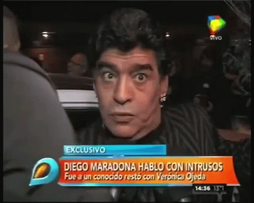 Maradona Confundido: Habló con Intrusos