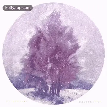 Ellusia: Winter Tree Illustration