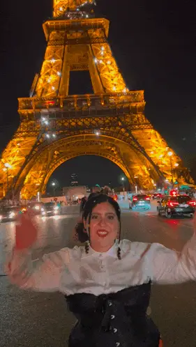Shalymar Rivera at Eiffel Tower in Paris