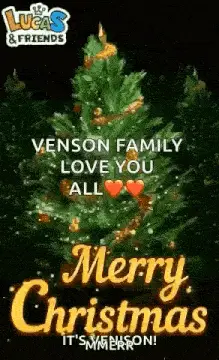 Venson Family Merry Christmas Greeting