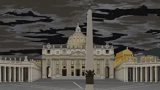 Vatican City Pixel Art
