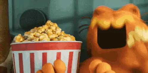 The Garfield Movie Meme: Chris Pratt's Popcorn
